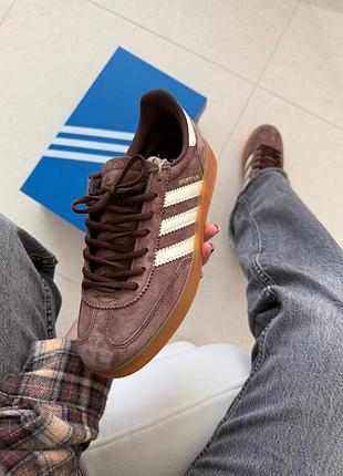 Жіночі кросівки adidas handball spezial sporty & rich brown