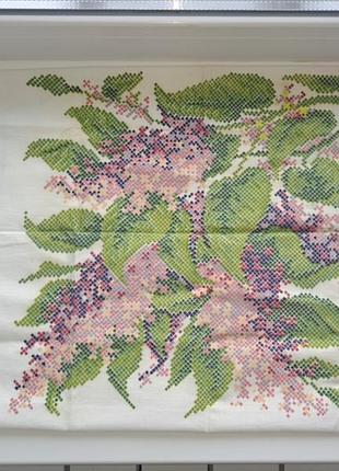 Схема для вишивки хрестиком бузок 50×40см