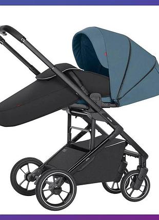 Дитяча прогулянкова коляска — книжка з регульованою спинкою carrello alfa crl-5508 bf indigo blue синій
