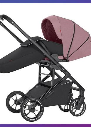 Дитяча прогулянкова коляска — книжка з регульованою спинкою carrello alfa crl-5508 bf rouge pink рожевий