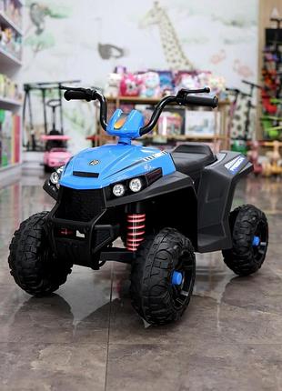 Дитячий електричний квадроцикл із мотором 40w bambi m 4131e-4 для дітей 2-6 років синій