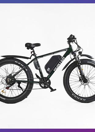 Электровелосипед двухколесный для взрослых corso hunter ht-87390 26" 19" 500w 48v15ah