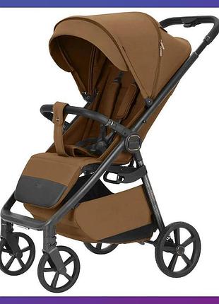 Детская прогулочная коляска — книжка с регулируемой спинкой carrello bravo carbon crl-5530 ginger beige коричневый