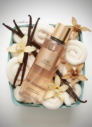 Спрей victoria’s secret bare vanilla оригінал парфумований міст для тіла вікторія сікрет ванільний 250мл вс vs