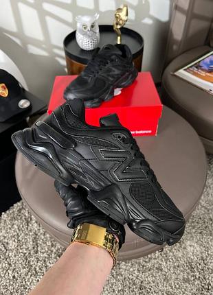 Мужские кроссовки new balance 9060 all black