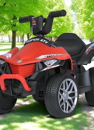 Дитячий електроквадроцикл на акумуляторі bambi racer m 5730 для дітей 3-8 років червоний