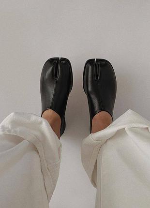 Женские туфли балетки лоферы таби ботинки maison margiela