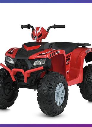 Дитячий електроквадроцикл на акумуляторі bambi racer m 6060 для дітей 3-8 років червоний