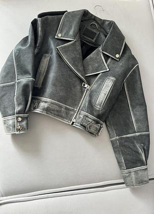 Шкіряна куртка gots label