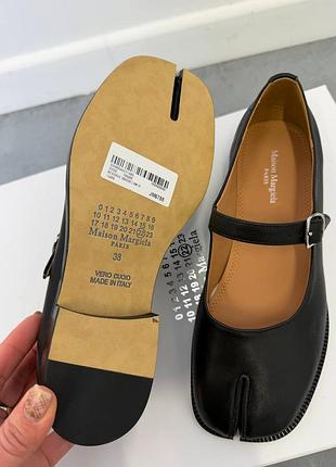 Женские туфли балетки лоферы таби maison margiela