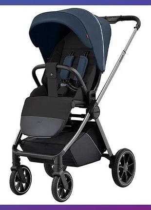 Дитяча прогулянкова коляска — книжка з регульованою спинкою carrello ultra crl-5525 bf horizon blue синій