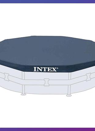Тент для круглого каркасного бассейна 457 см intex 28032