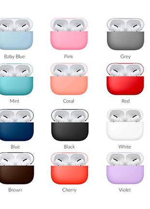 Силиконовый чехол для наушников airpods pro .чохол силіконовий для аирподс про