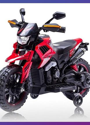 Дитячий електро мотоцикл на акумуляторі joy kt-60555 для дітей 3-8 років червоний