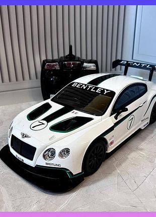 Детская машинка с пультом радиоуправления на аккумуляторе bentley continental gtr3 бентли континенталь