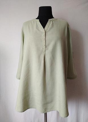 Льняная рубашка-туника