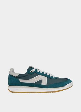 Оригінальні чоловічі кеди  skechers  / зелені модні кеди скечерс
