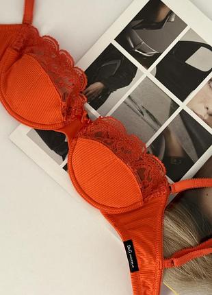 Бюстгальтер насичений dolce gabanna оригінал з вставками мережива