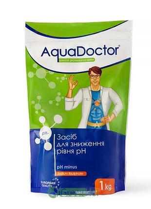 Средство для понижения уровня ph aquadoctor ph minus 1 кг гранулы