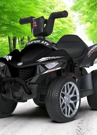 Дитячий електроквадроцикл на акумуляторі bambi racer m 5730 для дітей 3-8 років чорний