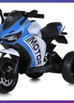 Дитячий електро мотоцикл триколісний на акумуляторі ducati m 4053 для дітей 2-6 років синій