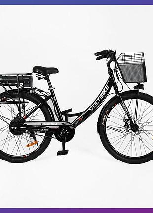Електровелосипед двоколісний для дорослих corso volt bike 26" tb-63922 350 w 36v/10ah