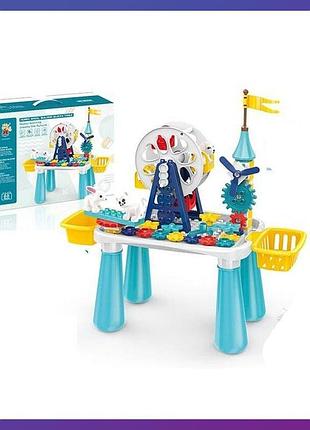 Детский игровой стол конструктор 66 деталей 222 b-70