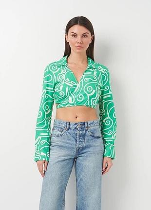 Короткий топ zara