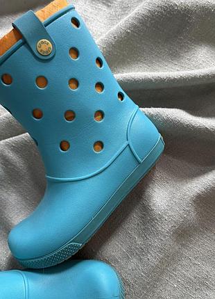 Сапоги резиновые утепленные crocs оригинал w5 наш 35