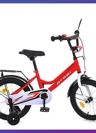 Велосипед детский двухколесный стальная рама profi mb 18031-1 18" рост 110-130 см возраст 5 до 8 лет красный
