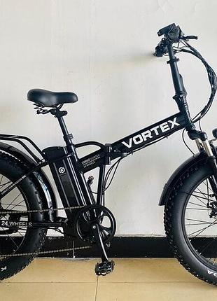 Электровелосипед двухколесный для взрослых corso vortex 24" tx-78950 al 500w 48v13ah