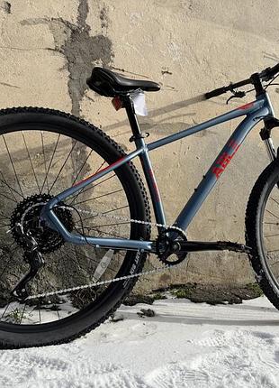 Велосипед гірський однопідвісний на алюмінієвій рамі crosser able 29 l 1х8 сірий