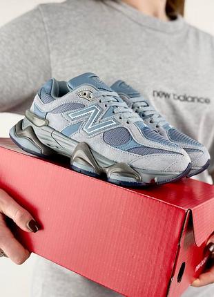 Женские кроссовки new balance 9060 sky grey
