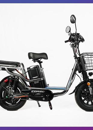 Электровелосипед двухколесный corso truck 16" tr-20640 1000w 60v26ah