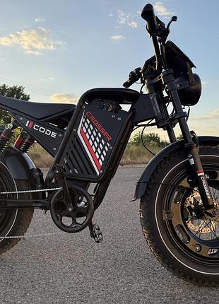 Електровелосипед двоколісний для дорослих crosser e-code 20" 48v/1000w/20ah 48 км/год