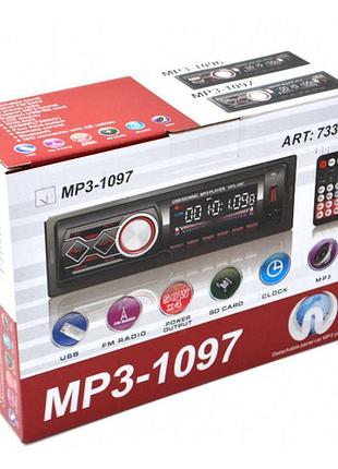 Штатна магнітола рено mp3-1097 bt iso, магнітола автомобільна 1din магнітофон, пристрій ft-857 для магнітоли