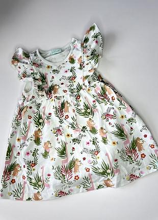Дівчате плаття з боді, 86 розміру від lilly+sid. матеріал 100% котон.