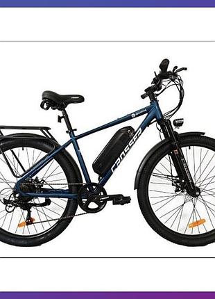 Електровелосипед двоколісний для дорослих crosser e-gamma 27.5" 48v/750w/14ah синій