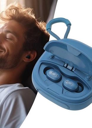 Колонка-bluetooth с наушниками tg813. hu-943 цвет: синий