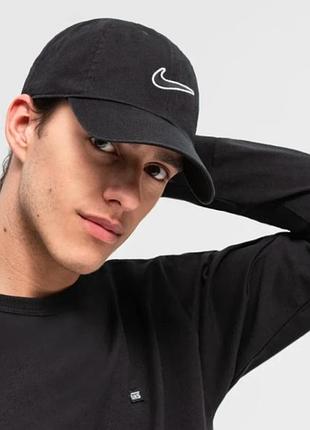 Унисекс бейсболка кепка nike h86 cap essential swoosh