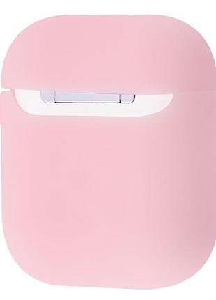 Чехол для apple airpods розовый с вишенкой ve-74