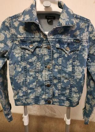 Пиджак джинсовый