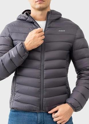 Чоловіча вітровка avecs 50235/17 сіра m(48), 2xl(54) легка
2499грн