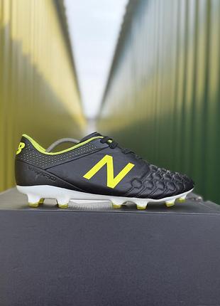 Бутсы new balance оригинал кожаные черные 41 41.5 размер