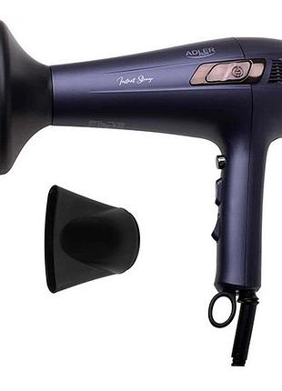 Фен с втягивающим шнуром adler ad 2273 - 2400w zp-36