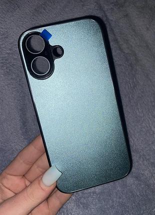 Чохол matte shield для iphone 16 з лінзами для камер