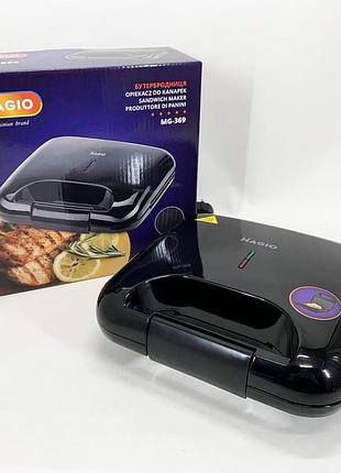 Электрогриль прижимной для мяса для овощей magio, гриль для мяса овощей грильница стейков pl-52