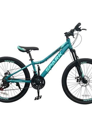 Велосипед al 24" spark till , рама 11" бірюзовий (239996)