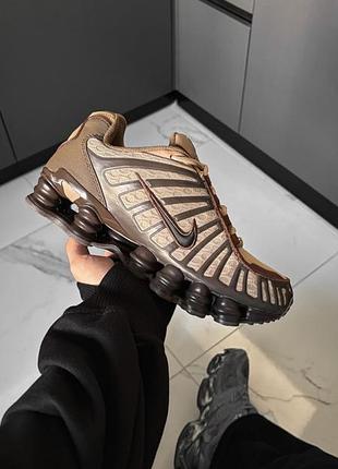 Nike shox tl brown 7