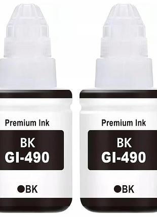 Знижка 20%, premium сумісне чорнило (фарба) чорне one для canon pixma g1501 x2